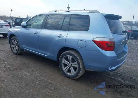 2008 Toyota Highlander Sport from USA, damaged, VIN JTEES43A782066505